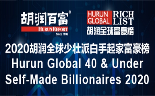 金色观察 | 2020 胡润少壮富豪榜：交易所崛起
