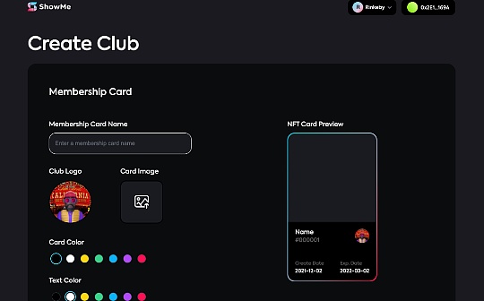 三分钟速览ShowMe 打造Web3上的NFT社交Club_NFT:SHOW