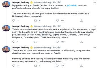 SushiSwap CTO回应前员工指责：多数人因表现不佳或无法与团队合作而被要求离开_SUSHI:SWAP