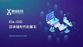 Ele-DID：区块链时代的基石_DID:Didcoin