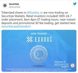 加密钱包Exodus股票上市数字资产证券平台Securitize Markets_TCOIN:bitcoin交易所app下载