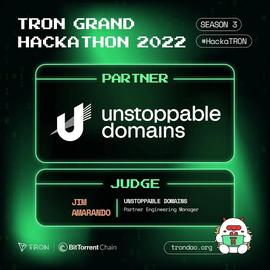 Unstoppable Domains成为2022波场黑客松大赛第三季合作伙伴-ODAILY_LED:blockchain交易所