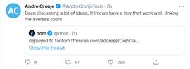 Loot创始人在Fantom部署合成Loot ，或与Andre Cronje的Rarity游戏进行链接_OOT:LOT