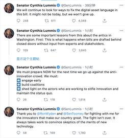 美国参议员Cynthia Lummis：我们将继续寻找修改关于数字资产表述的方法，我们不会放弃_MIS:Simmitri