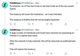 去中心化跨链交易协议THORChain计划通过融资恢复金库储备_CHA:比特币和BNB什么关系