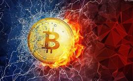 比特币是要开始反转了吗？昨日惊现“V”字形态-ODAILY_BTC:比特币