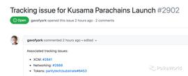 Gavin Wood发布Kusama平行链的上线清单_Kusama:kusama币未来会涨到多少