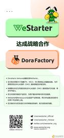 WeStarter与Dora Factory达成战略合作_RTE:INTER价格