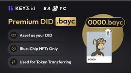 KEY3.id 推出无聊猿域名 .bayc，与蓝筹 NFT 灵魂绑定的数字身份_BAY:OLA