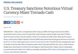 从美国监管角度看，为什么 Tornado Cash 会迎来制裁及后续猜想_RAC:ERO