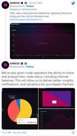 闪电分析公司 Amboss 推出数据共享功能，隐私的终结？_AMB:OSS