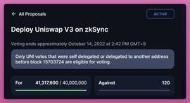 一文速览 Uniswap V3 在 zkSync 上部署的治理细节_SYN:SWAP