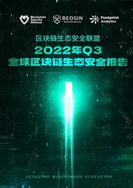 2022年Q3全球区块链生态安全报告 总损失约4亿504万美元_TER:PIN