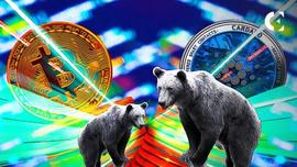 如果 比特币 BTC 和 ADA 本周突破这些水平，它们可能会反弹_比特币:加密货币市场总市值一直会变吗