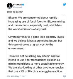 特斯拉叫停比特币 整个加密货币大跳水 以太坊为什么屹立坚挺？_比特币:马斯克币种