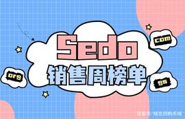 Sedo销售周榜单，Fundom.com以$15,000美元成交价领跑_COM:bitpiecom安卓