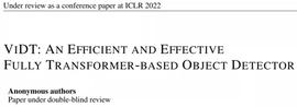 完全基于Transformer的目标检测器，ICLR匿名论文视觉、检测统一_ORM:SFO