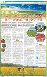 「对接大湾区·寒地龙药耀九州」系列报道之十四-黑龙江呼玛：打造中国北纬52°寒地龙药基地 擦亮“金莲花之乡”金字招牌_泰达币:泰达币上市了吗