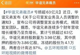 回顾：四年赔光63亿、大裁员，华谊兄弟能否挺过这次寒冬_BYCO:XXX